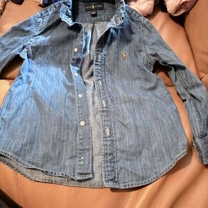 Ralph Lauren Kids Denim Button Down Shirt